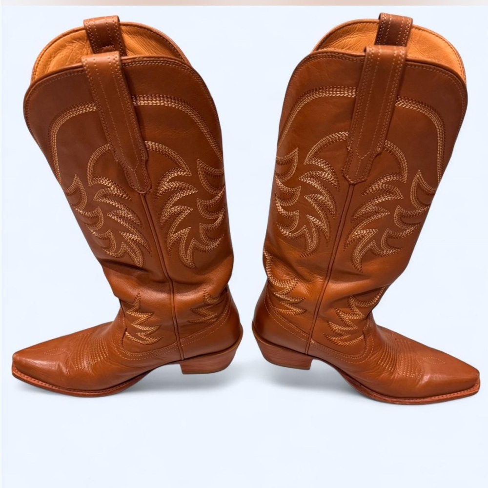 Tecovas Annie caramel western boots size 9